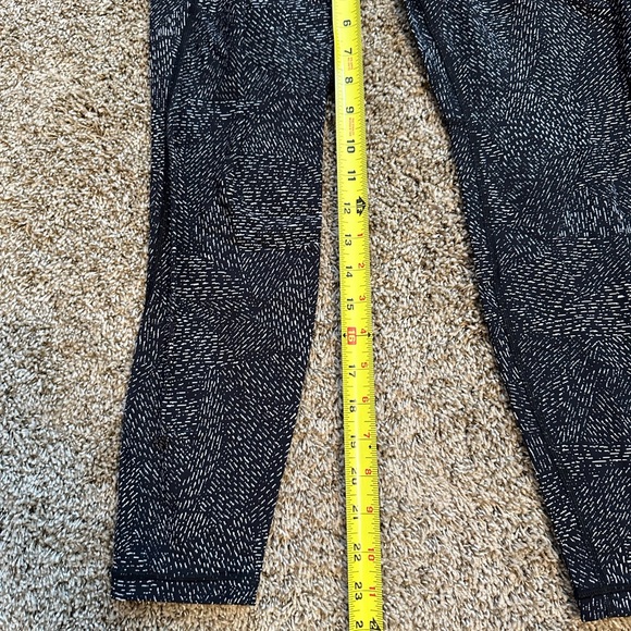 Athleta size medium, women’s leggings, black and white - Picture 3 of 5